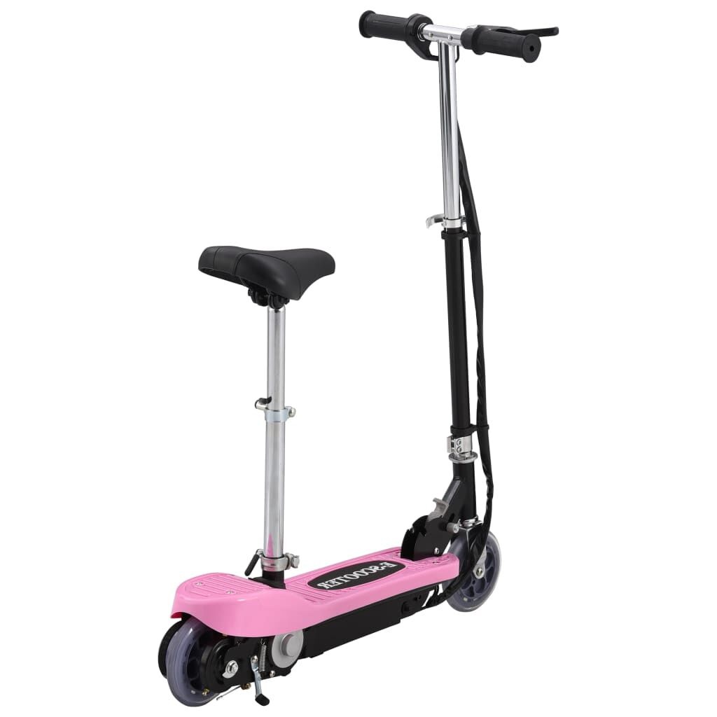 vidaXL Elektrische Step met Zitje - Roze - 40% Korting!
