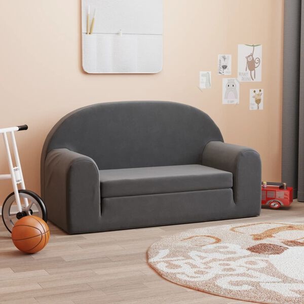 vidaXL Kinderslaapbank Antraciet -50% Korting!