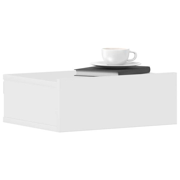 vidaXL Nachtkastjes (2x) Wit Hoogglans -40%