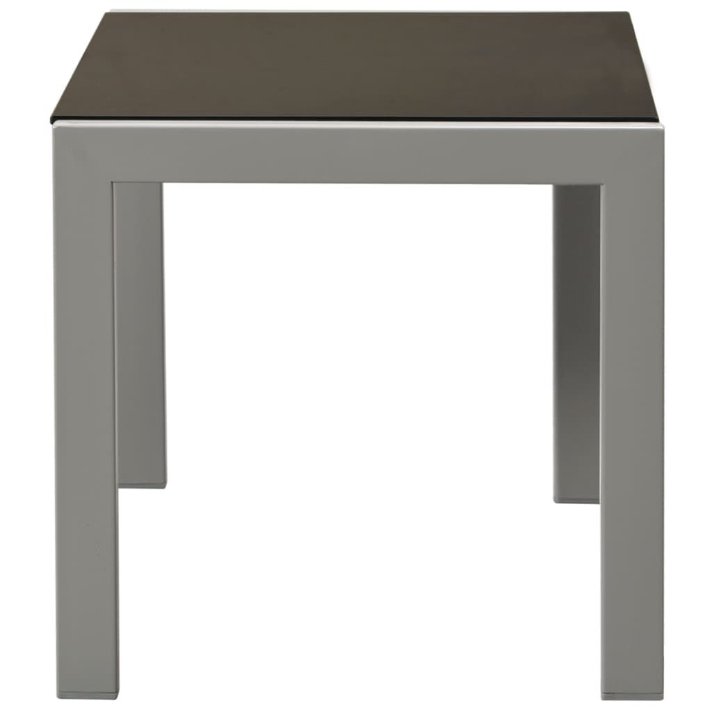 VidaXL Ligbedden (2x) + Tafel - Zwart - 60% Korting!
