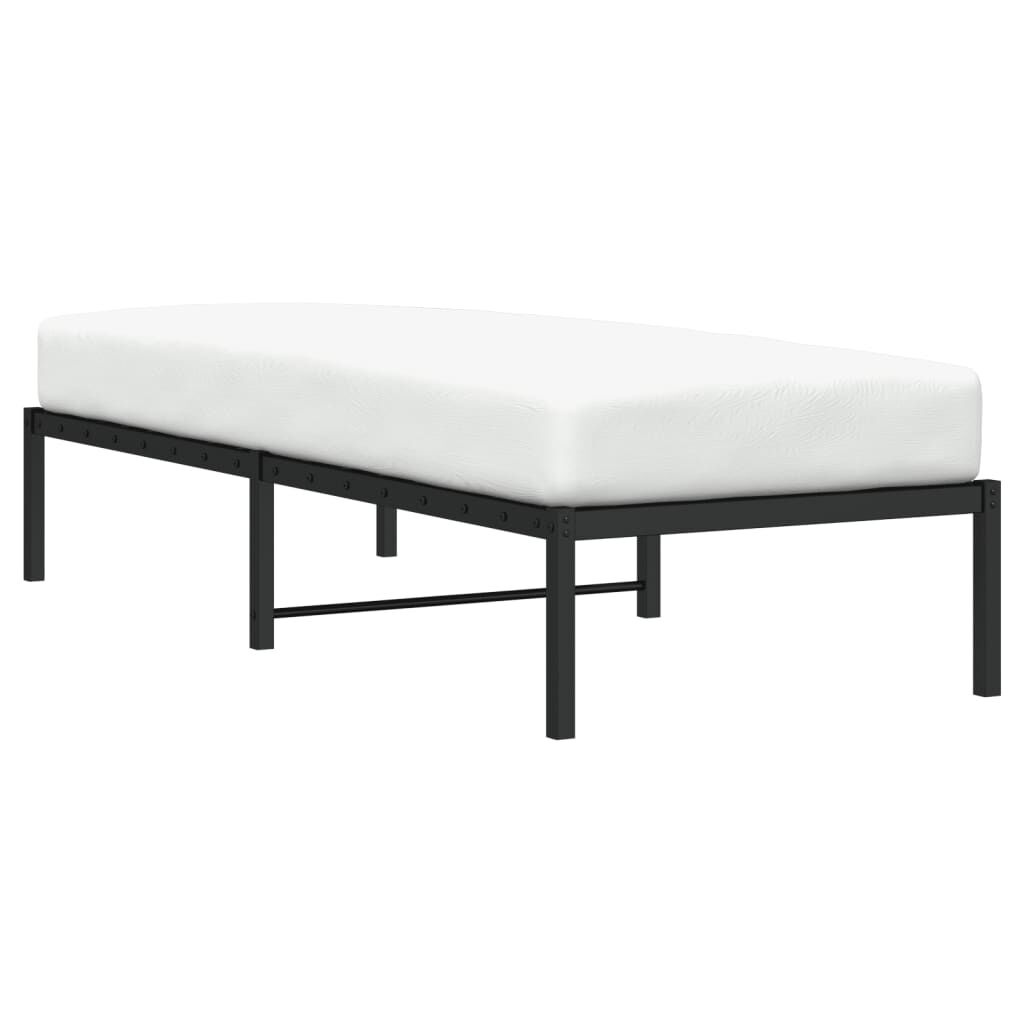 vidaXL Bedframe 75x190cm Zwart - Zo Goed Als Nieuw! 40% Korting