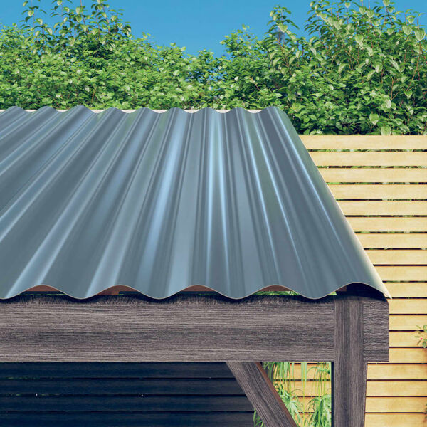 VidaXL Dakpanelen (12 st) 100x36cm Grijs - 40% Korting!