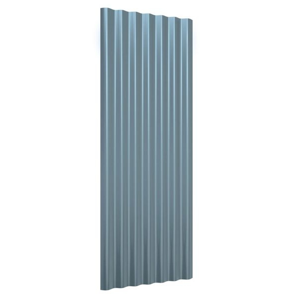 VidaXL Dakpanelen (12 st) 100x36cm Grijs - 40% Korting!