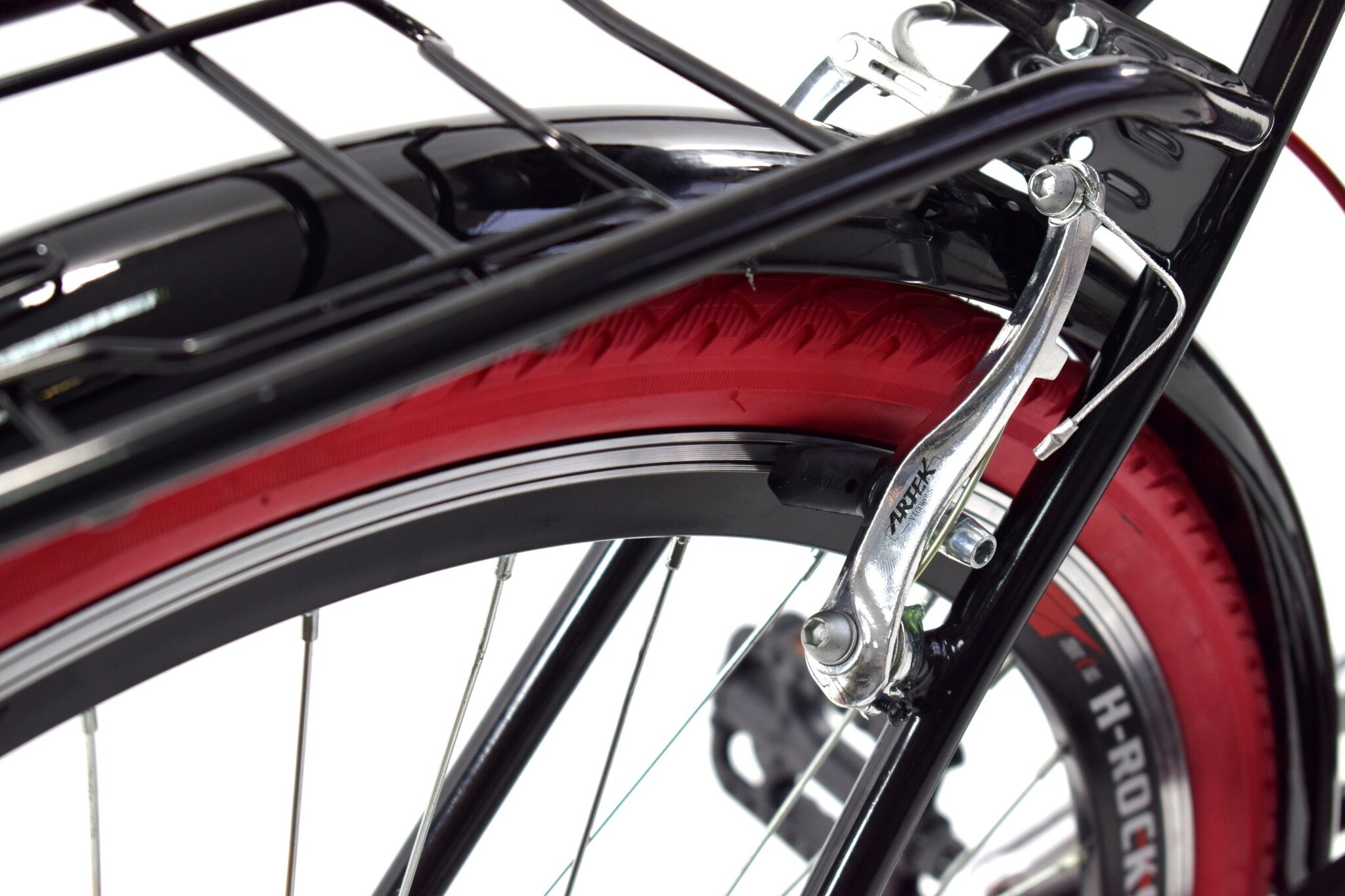 Meisjesfiets 26 inch, 7 versnellingen - Zwart/Rood - 40% Korting!