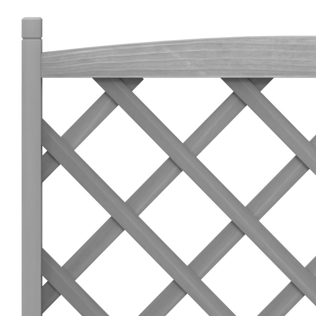 VidaXL Plantenbak met Latwerk Grijs - 40% Korting!