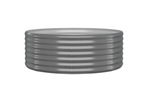 VidaXL Plantenbak Grijs 100x100cm - 40% Korting!