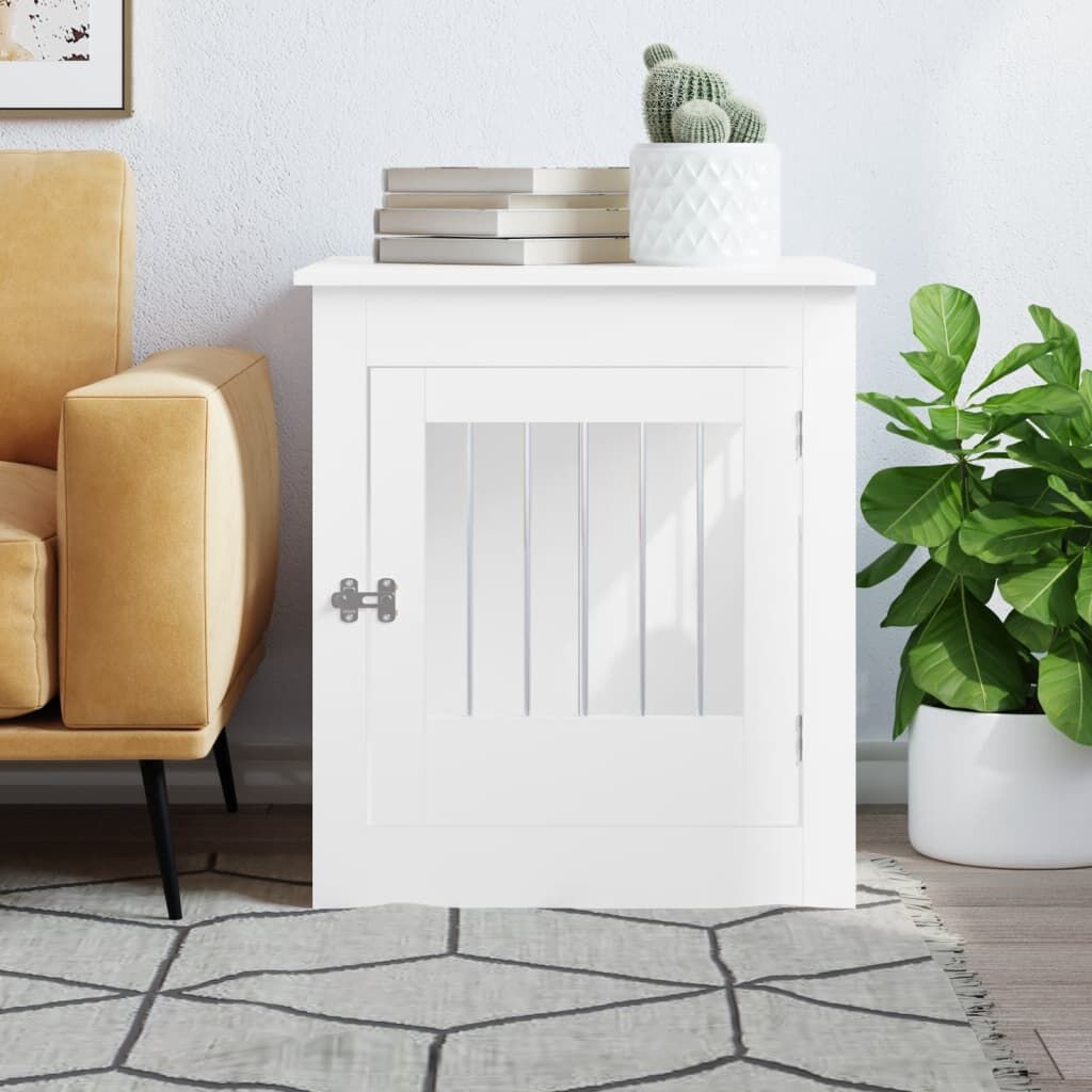 vidaXL Hondenbench Wit 64,5x80x71cm -40%! (Retour)