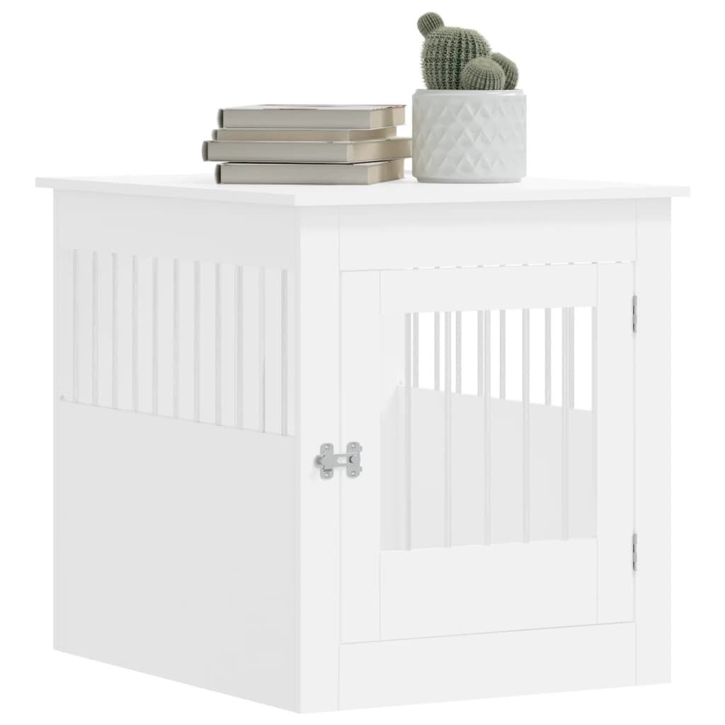 vidaXL Hondenbench Wit 64,5x80x71cm -40%! (Retour)