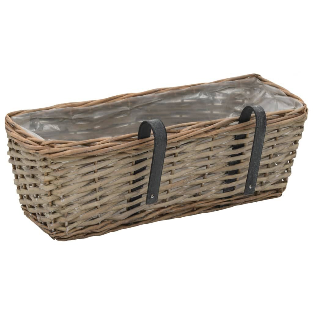 Wicker Balkonbakken Set (2) - 40cm - 55% Korting!