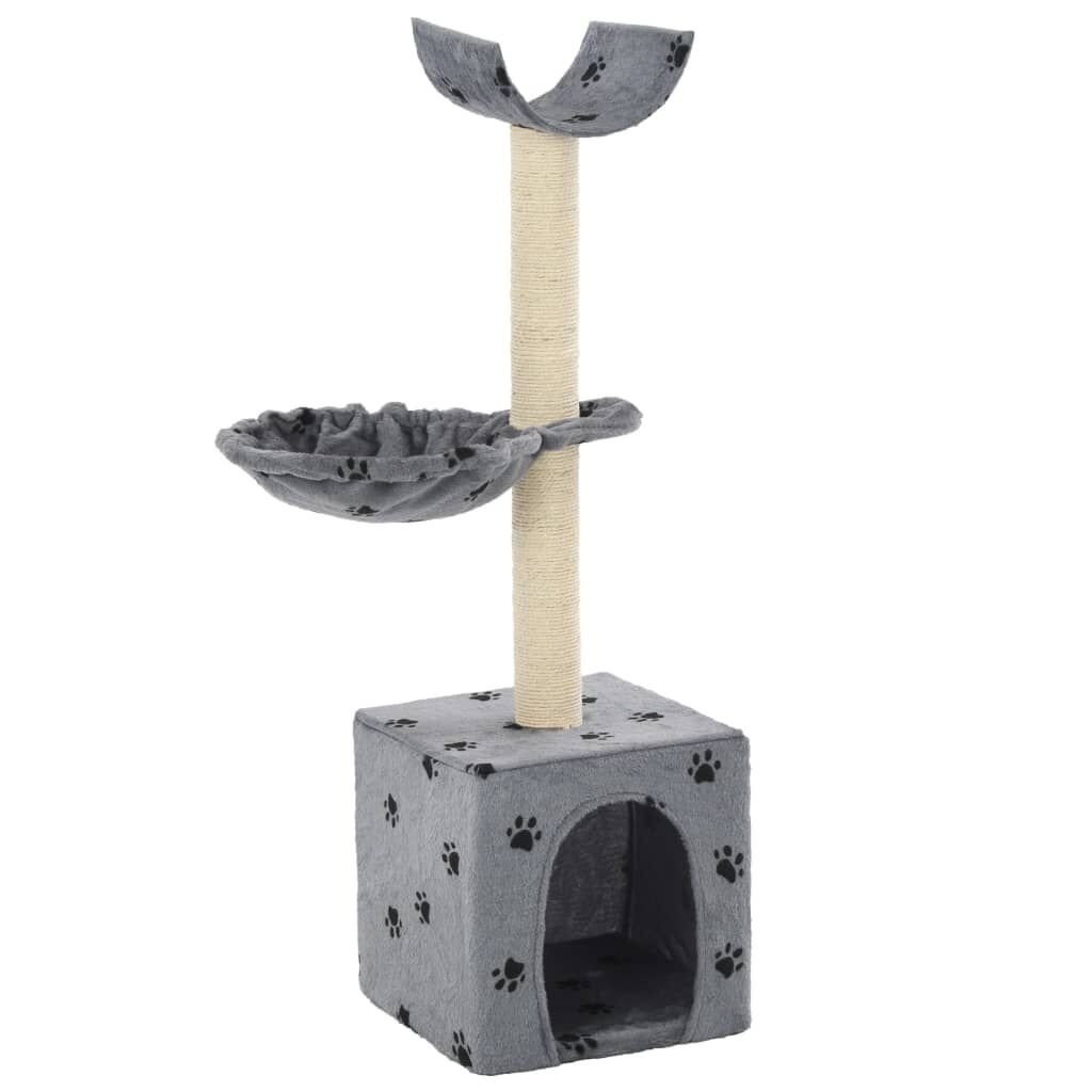 Kattenkrabpaal Grijs 105cm -40%! Zo Goed Als Nieuw