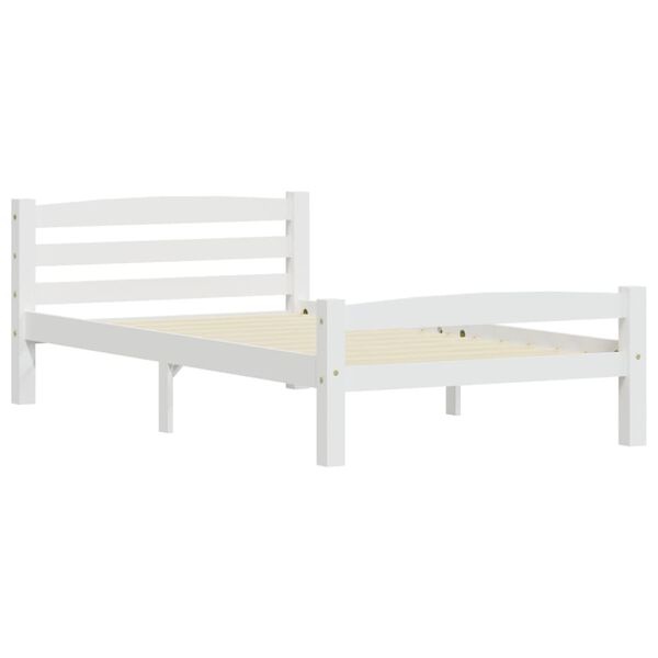 Grenen Bedframe Wit 100x200cm - 40% Korting! (Retour)