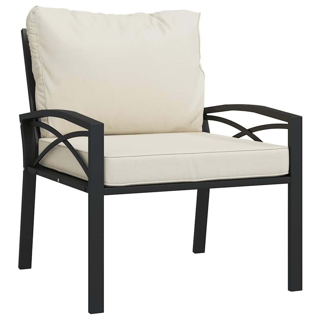 vidaXL Tuinstoelen Zandkleurig (2 st) - 40% Korting!