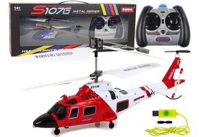 Syma S111G RC Helikopter - 3 Kanaals - Rood/Wit - 46% Korting!