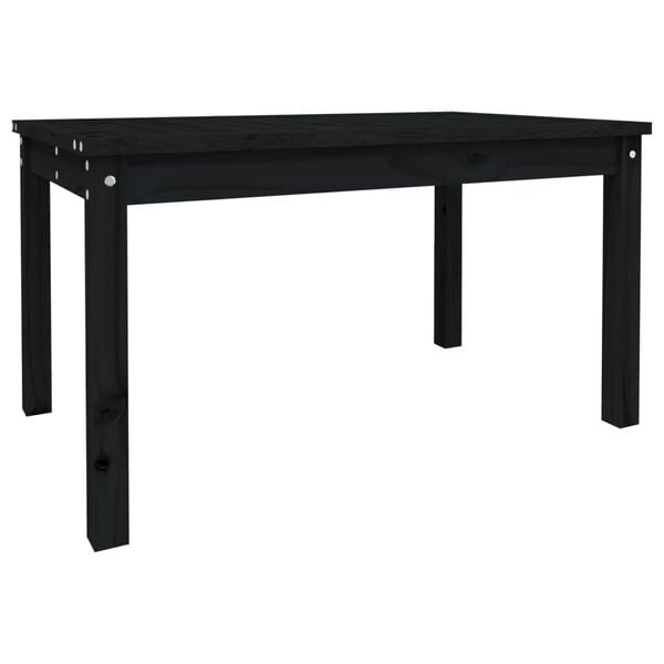 vidaXL Tuintafel Grenenhout Zwart -55%! Krasjes, Super Deal!