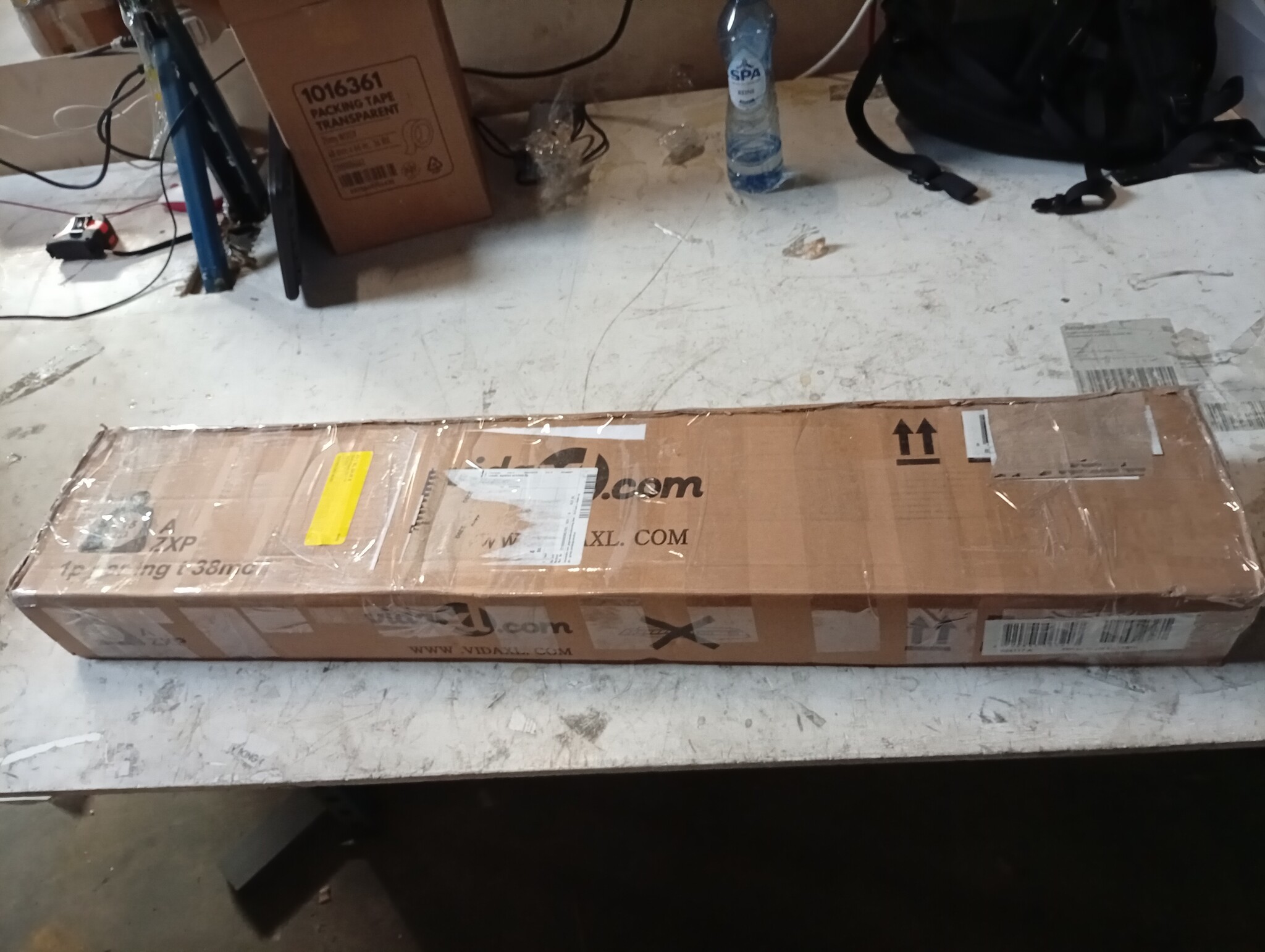 vidaXL Tuintafel Grenenhout Zwart -55%! Krasjes, Super Deal!
