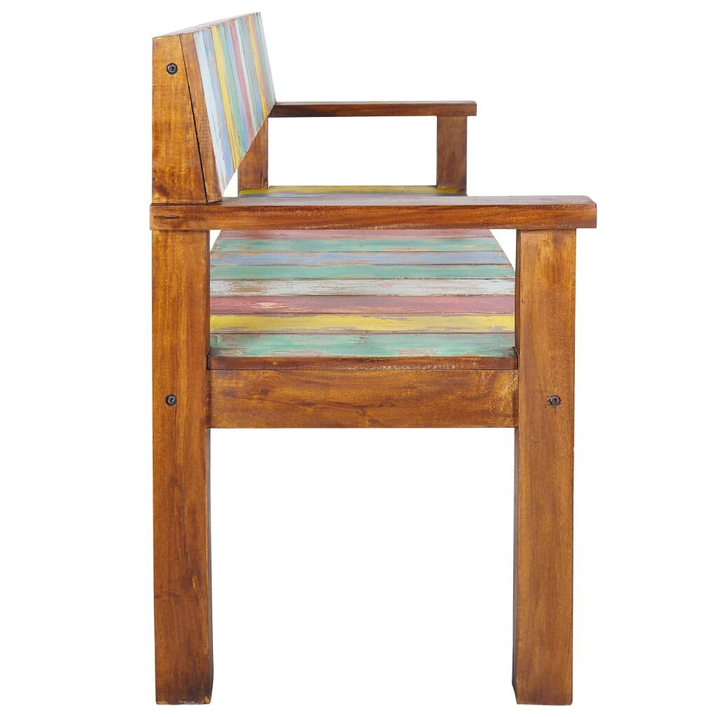 VidaXL Bankje Gerecycled Hout 115cm - 55% Korting!