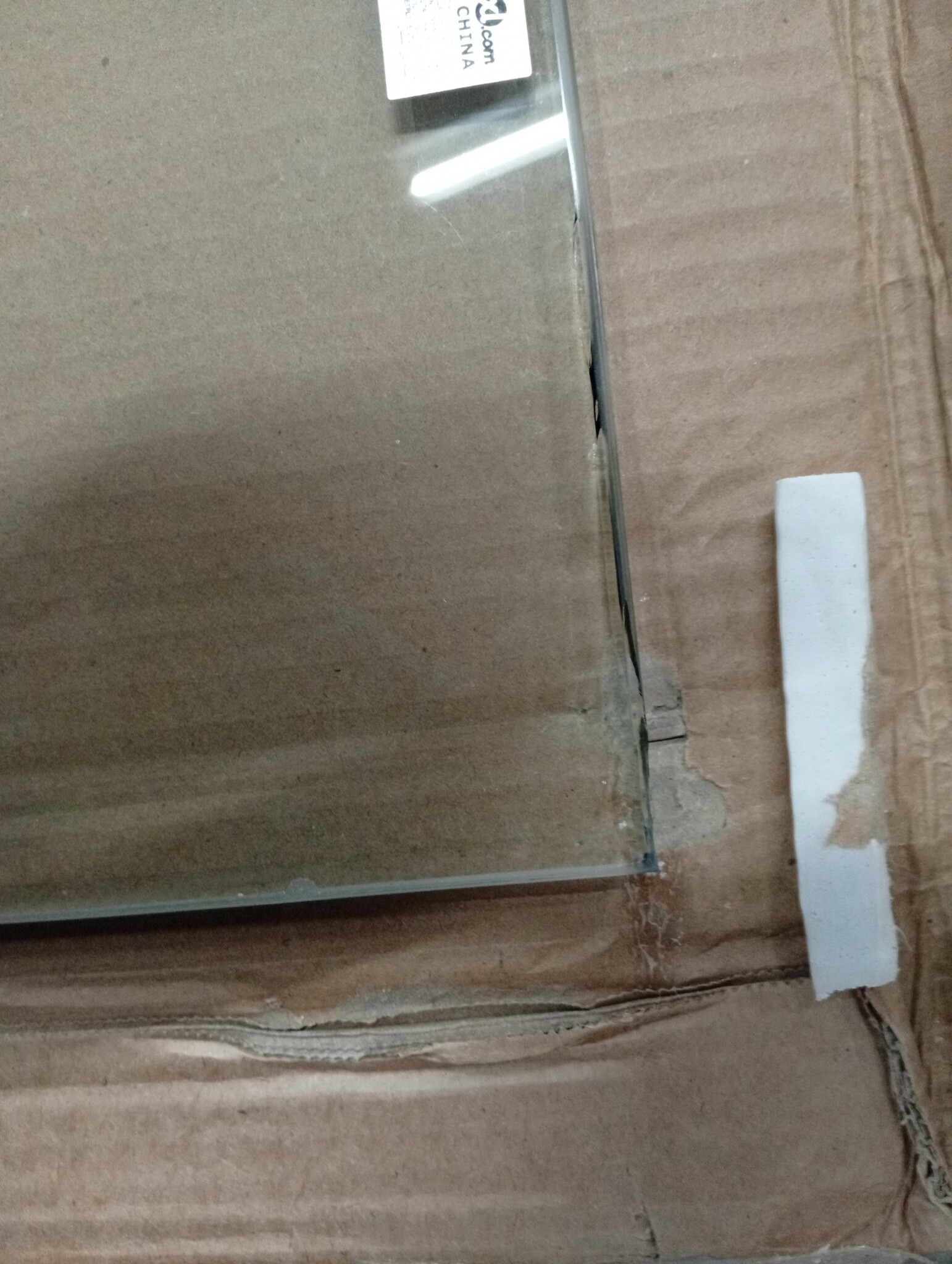 VidaXL Glasplaat Openhaard 80x60 - 60% Korting! Krasjes