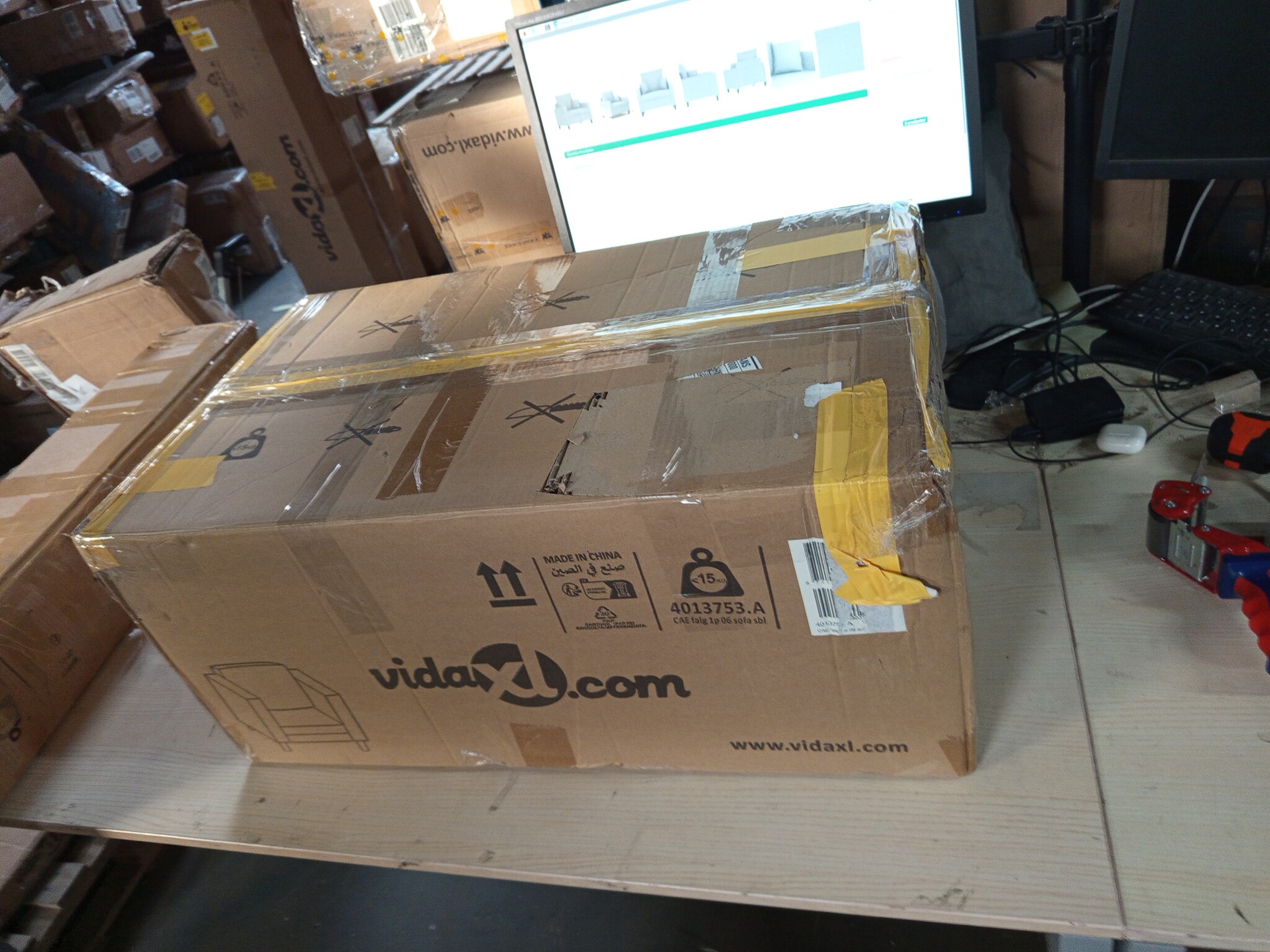 vidaXL Fauteuil Lichtgrijs - 55% Korting! (Lichte Schade)
