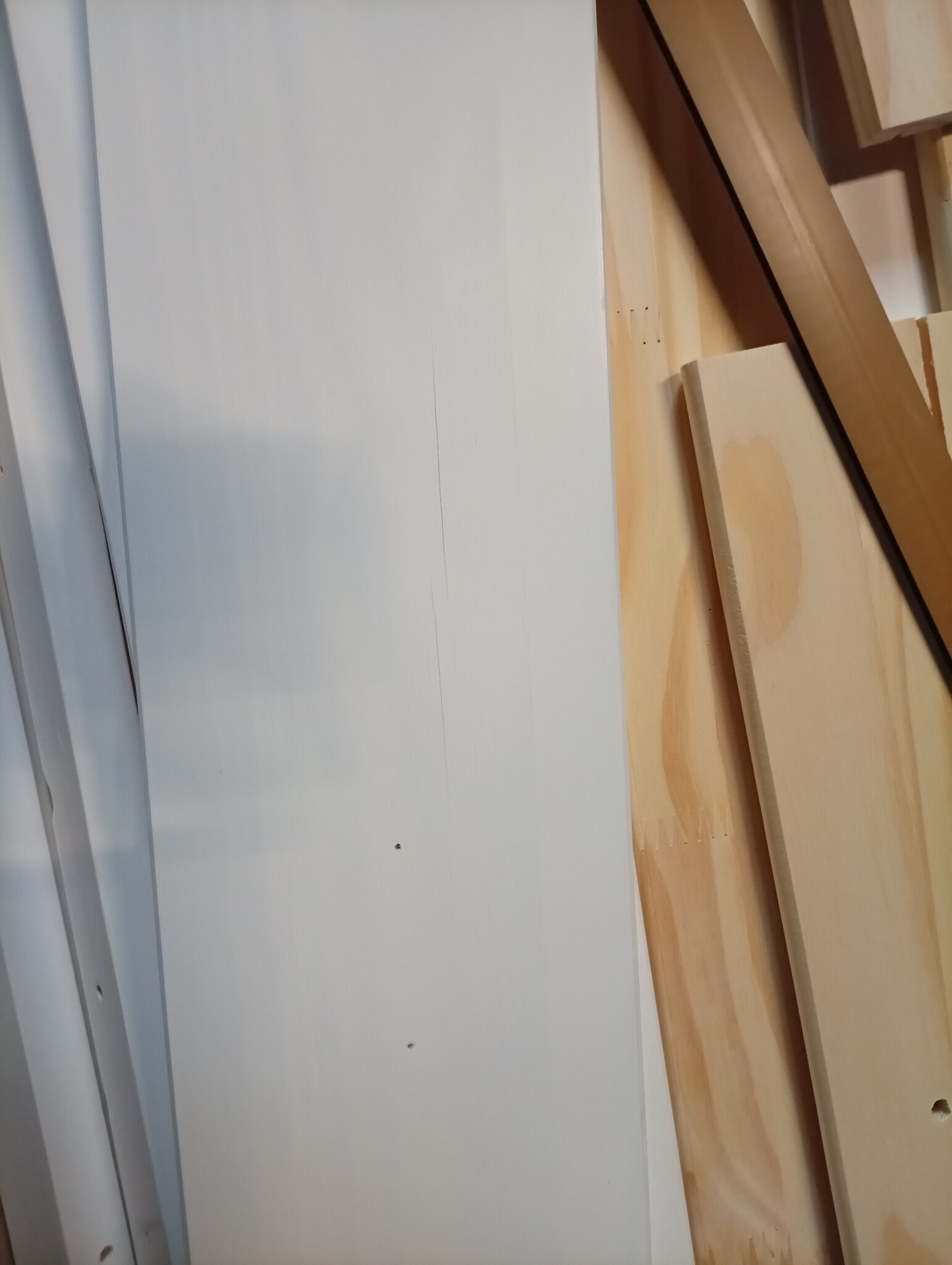 VidaXL Dressoir Hill Wit Grenen 79cm - 55% Korting! Krasjes