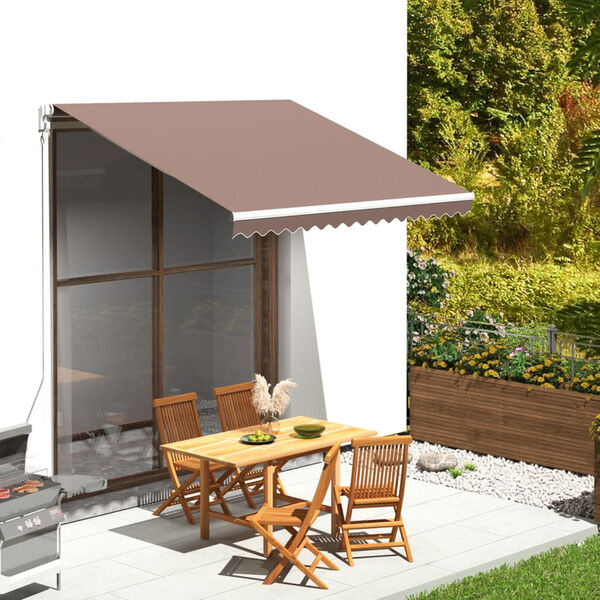 vidaXL Luifeldoek 3x2,5m Bruin - Zo Goed Als Nieuw - 40% Korting!