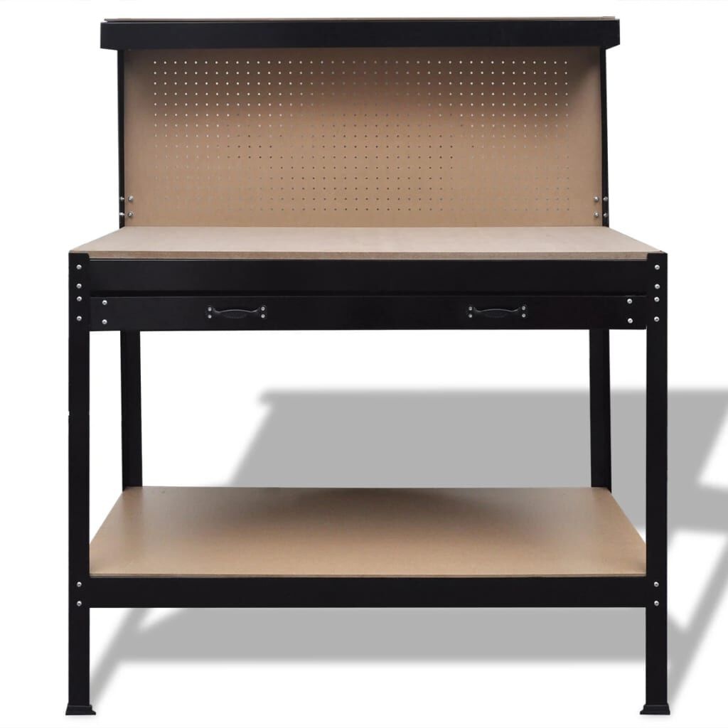 VidaXL Werkbank met Ophangbord & Lade -55% Korting!