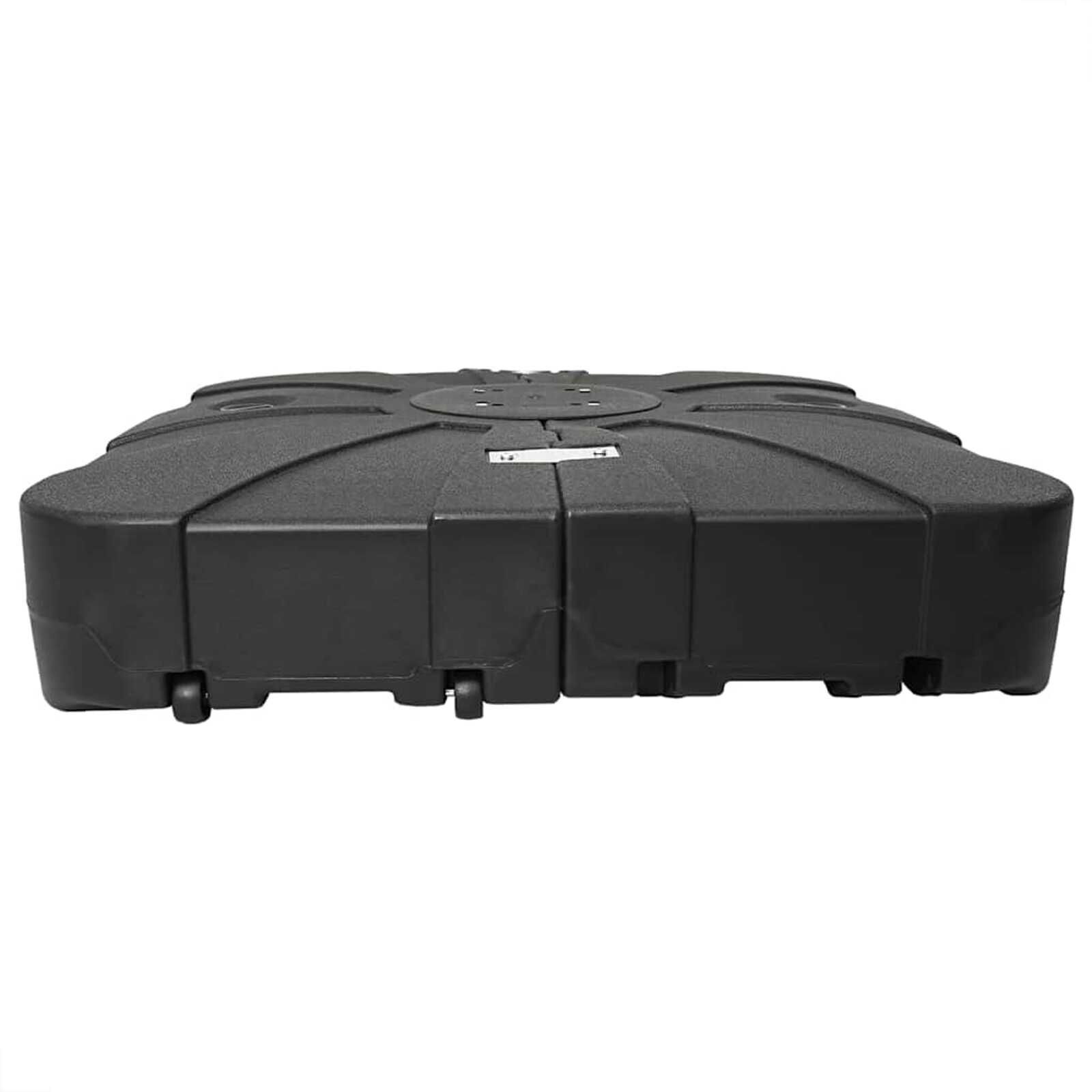 vidaXL Parasolvoet Set (2 stuks) - Zwart - 51% Korting!