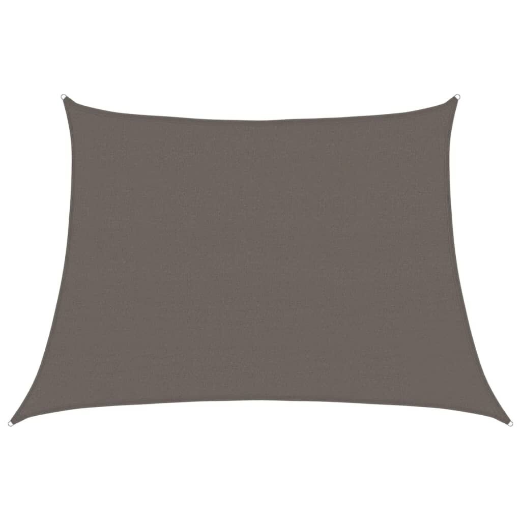 Zonnezeil Antraciet 4/5x3m (HDPE) - 56% Korting!