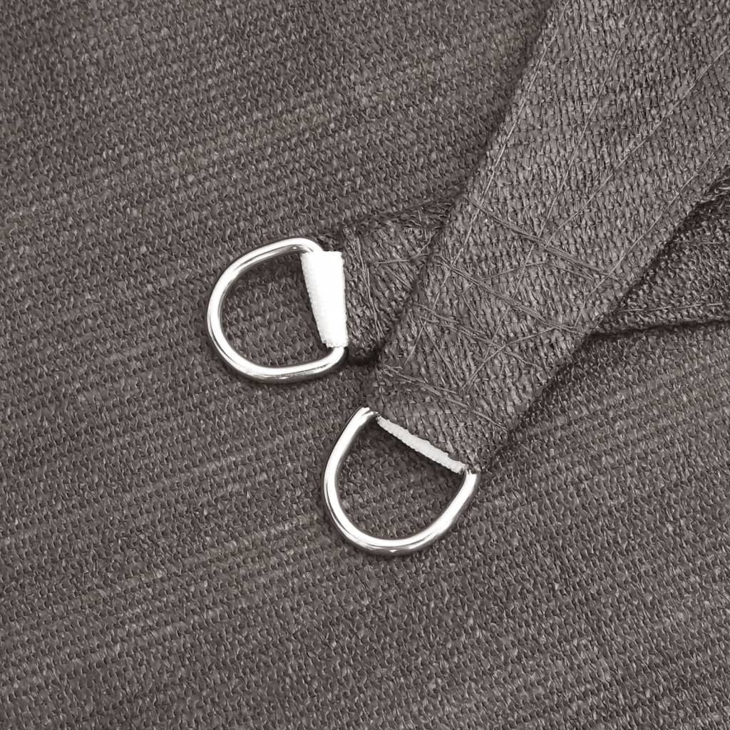 Zonnezeil Antraciet 4/5x3m (HDPE) - 56% Korting!