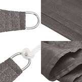 Zonnezeil Antraciet 4/5x3m (HDPE) - 56% Korting!