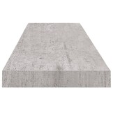 VidaXL Zwevend Wandschap 90cm Betongrijs - 63% Korting!