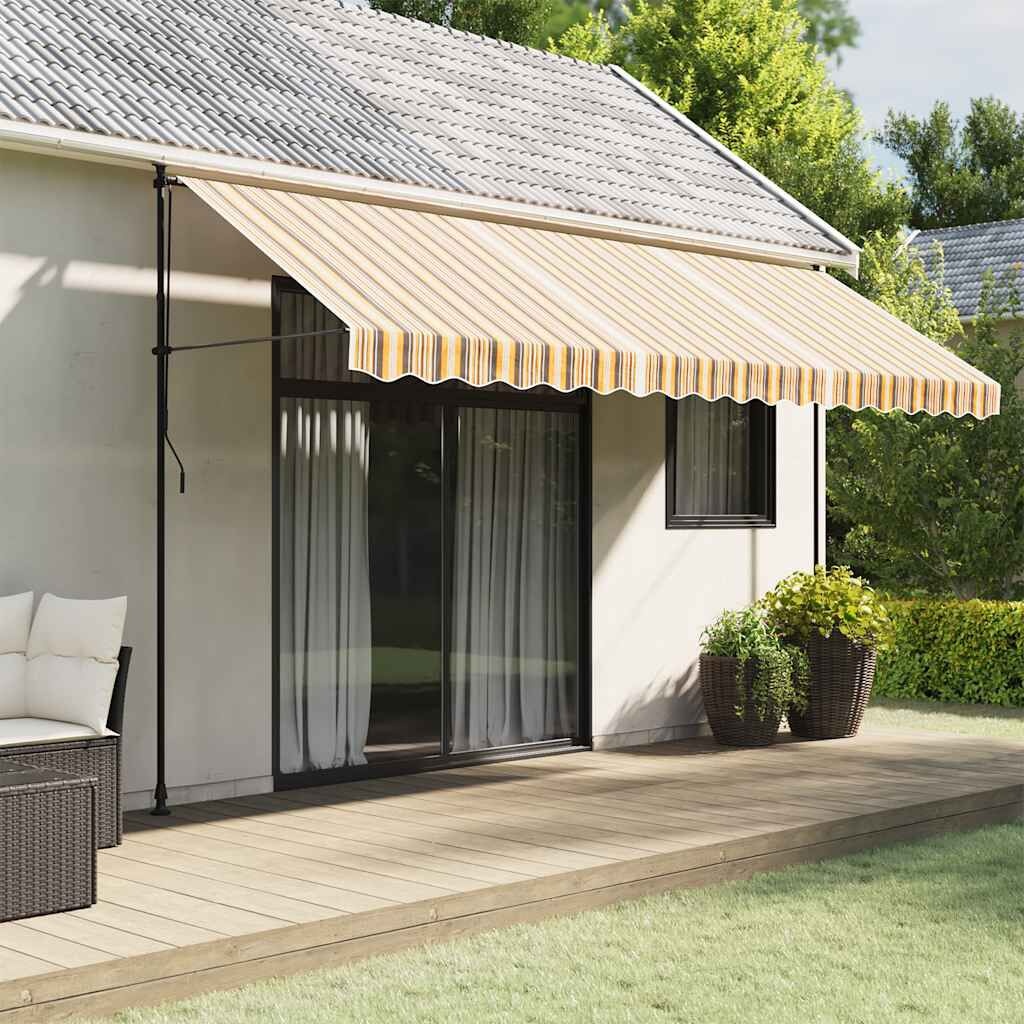VidaXL Luifeldoek 4,5x3m Gestreept - 51% Korting!
