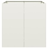 VidaXL Plantenbak 80x80 Wit - 53% Korting! Nieuw!