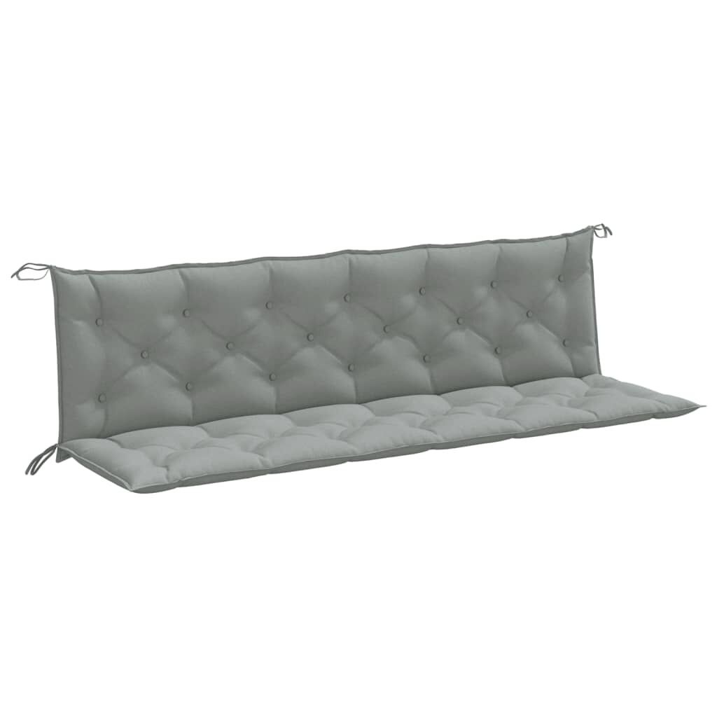 Tuinbankkussens Lichtgrijs 200x50cm - 51% Korting!