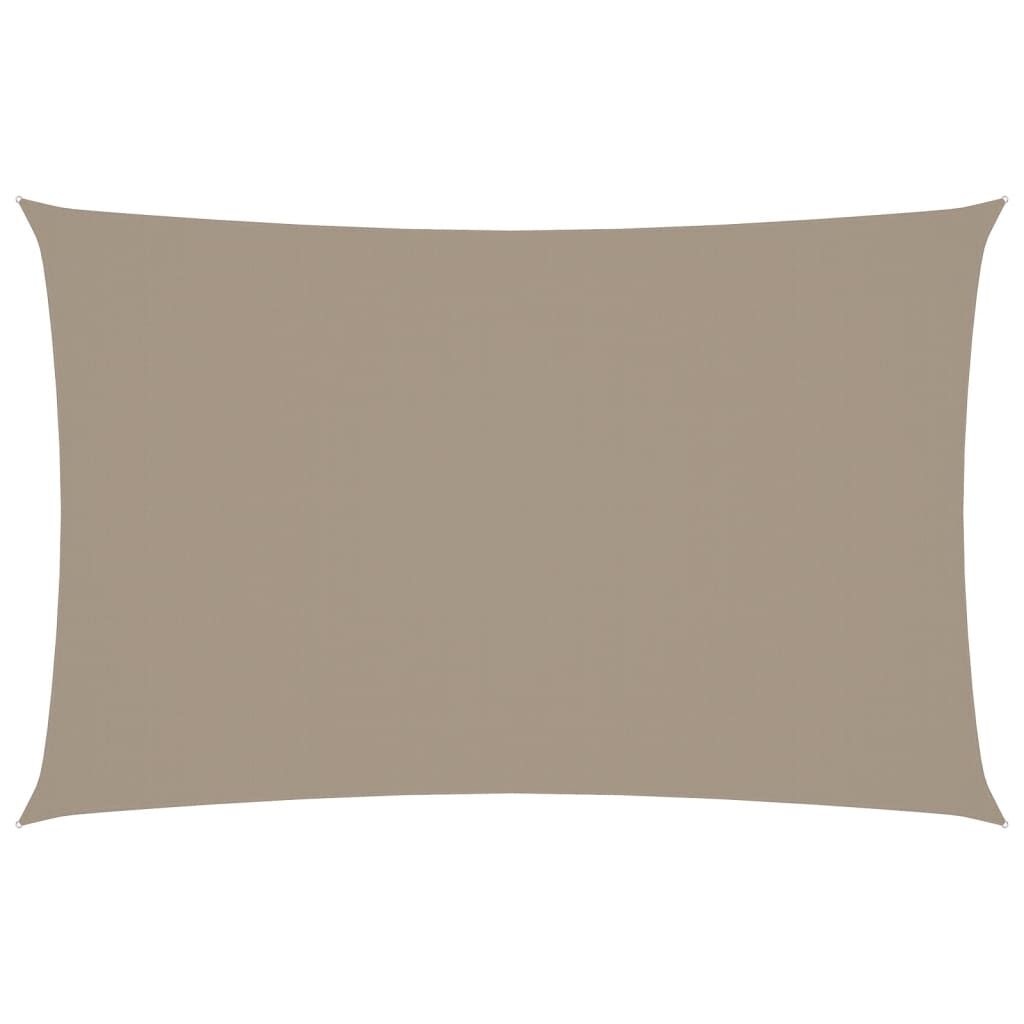 vidaXL Zonnescherm Rechthoek 2x5m Taupe -56%! Zo Goed Als Nieuw