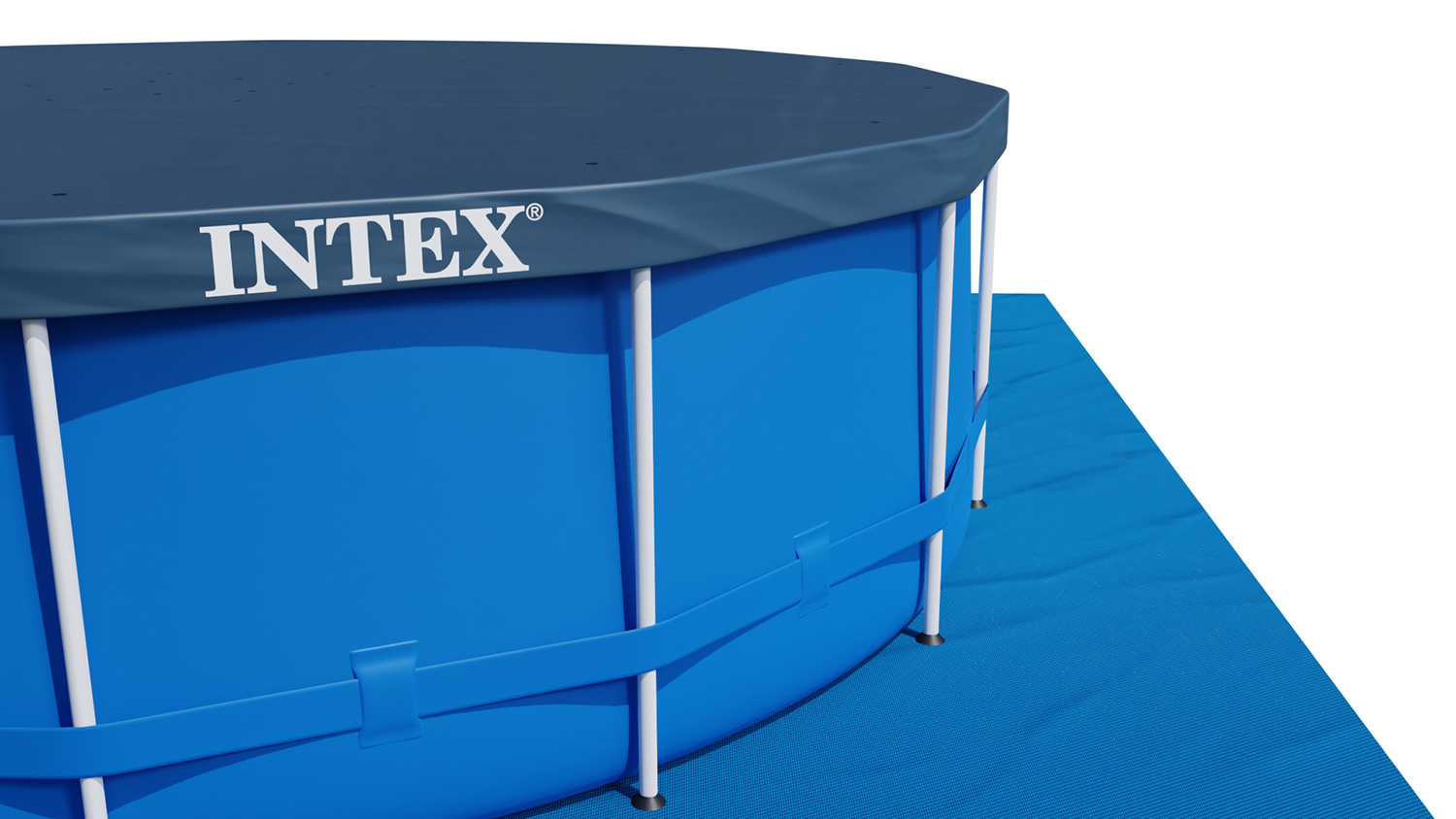 Intex Zwembad 457x122cm + Pomp & Accessoires - 56% Korting!