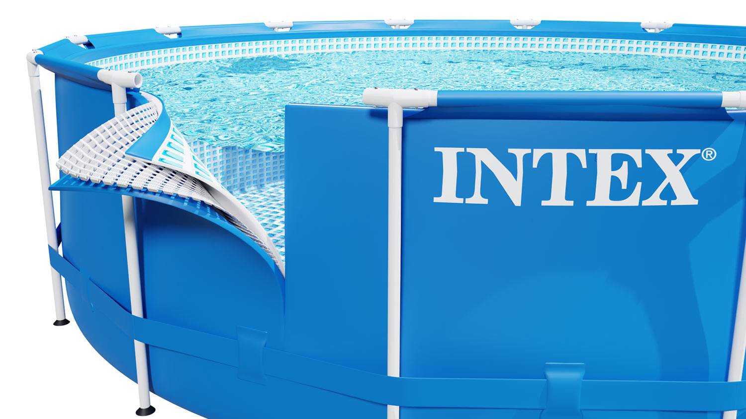 Intex Zwembad 457x122cm + Pomp & Accessoires - 56% Korting!
