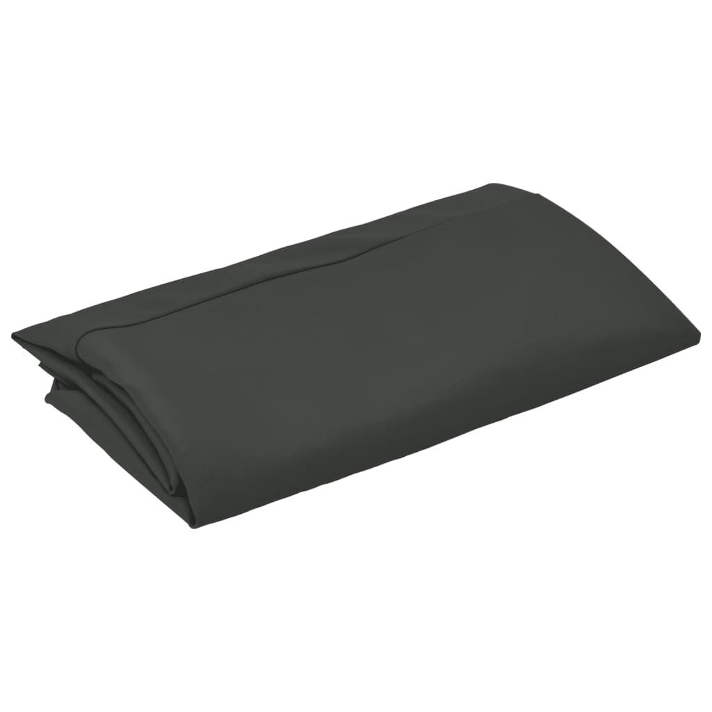 vidaXL Vervangingsdoek voor zweefparasol 350 cm antracietkleurig