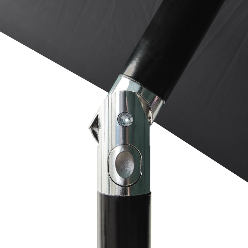 Parasol 2m Antraciet - Licht Beschadigd, Topdeal! 68% Korting