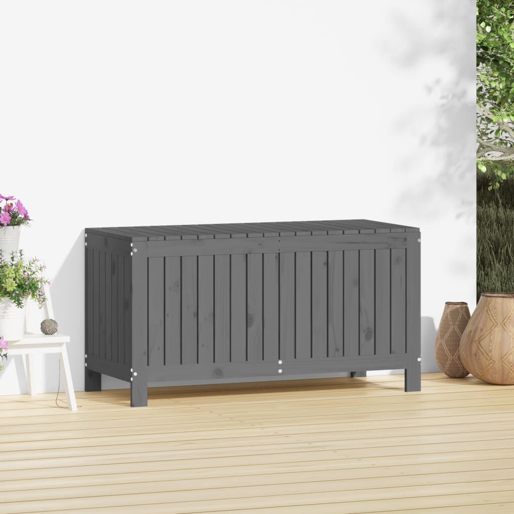 VidaXL Tuinbox Grenenhout Grijs 115cm - 40% Korting!