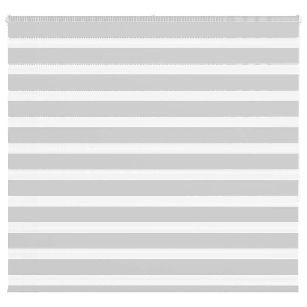 Zebra rolgordijn lichtgrijs 160x150cm - 56% Korting!