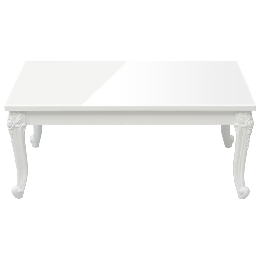 Salontafel Hoogglans Wit 100x50cm - 40% Korting!