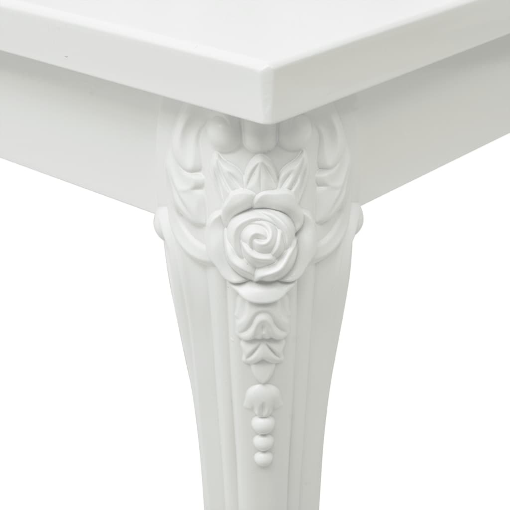 Salontafel Hoogglans Wit 100x50cm - 40% Korting!
