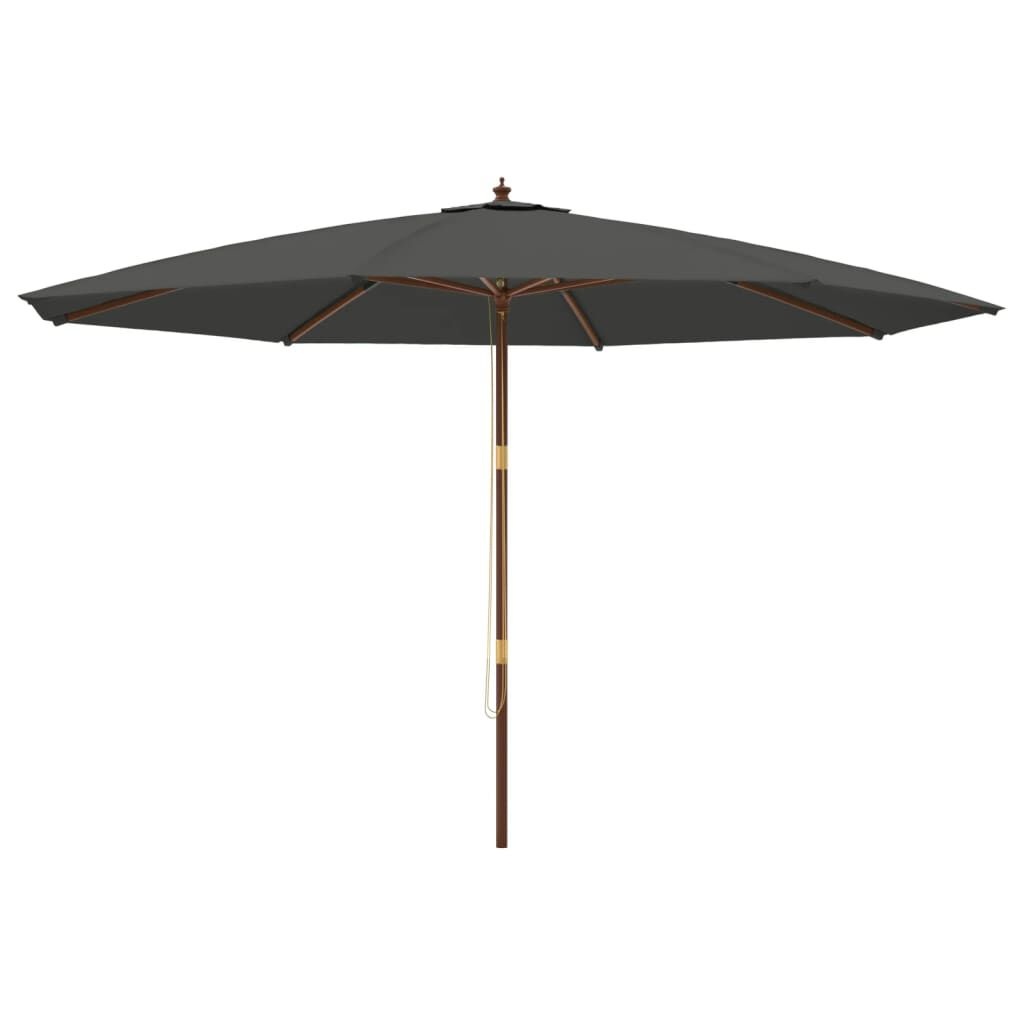 vidaXL Parasol 400cm Antraciet - Hoge Korting!