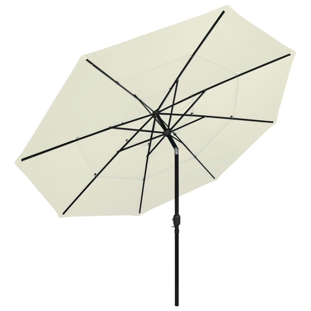 vidaXL Parasol Zandkleurig 3,5m - 51% Korting!