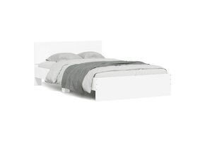 VidaXL Bedframe Wit 120x200 - Zo Goed Als Nieuw! 40% Korting