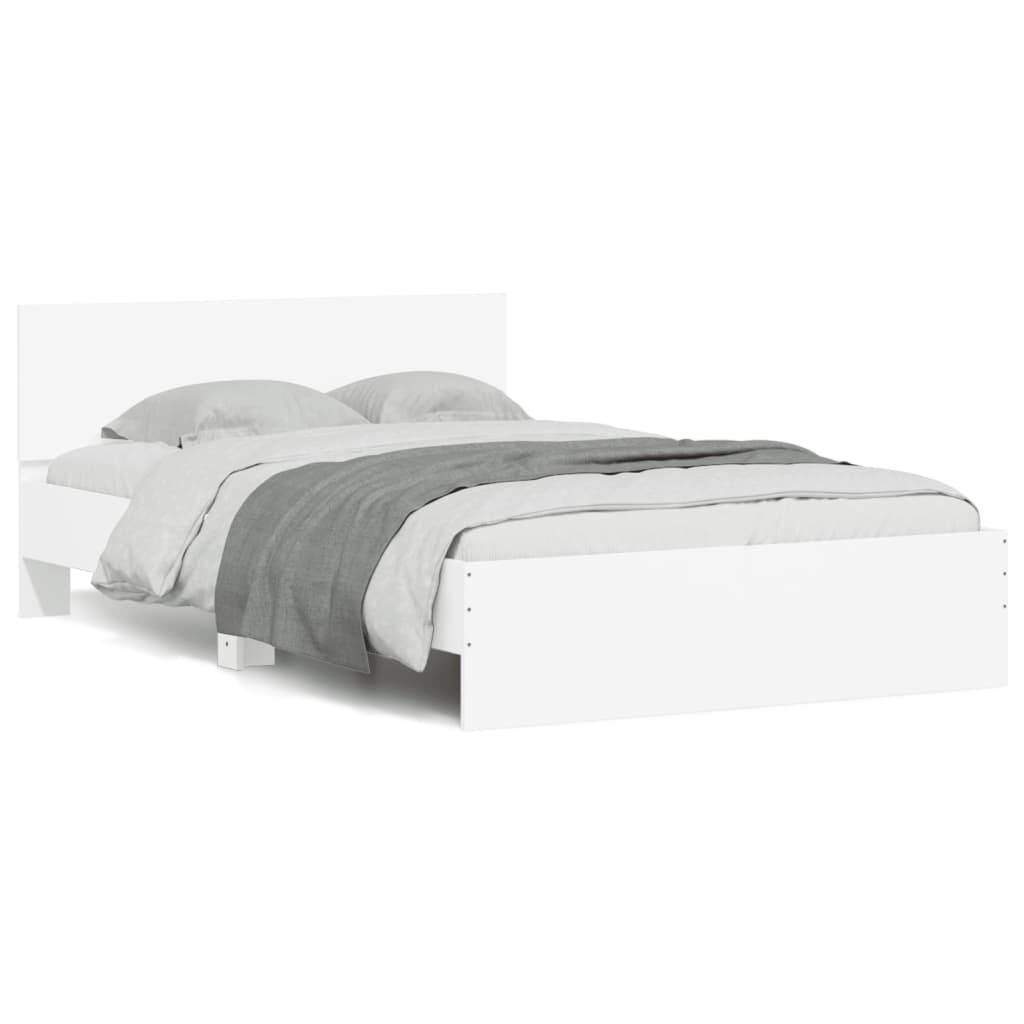 VidaXL Bedframe Wit 120x200 - Zo Goed Als Nieuw! 40% Korting