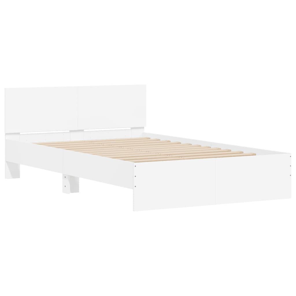 VidaXL Bedframe Wit 120x200 - Zo Goed Als Nieuw! 40% Korting