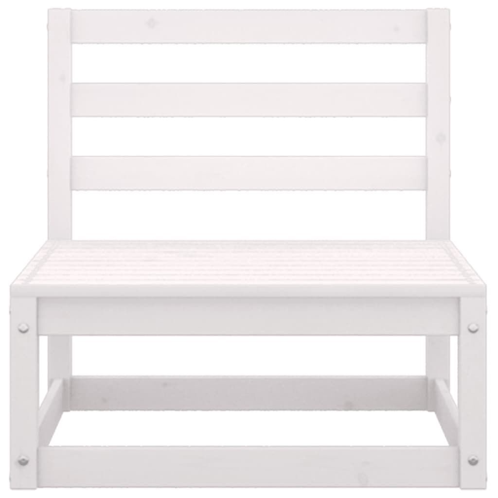 vidaXL Loungeset Grenenhout Wit - 2-delig - 40% Korting!