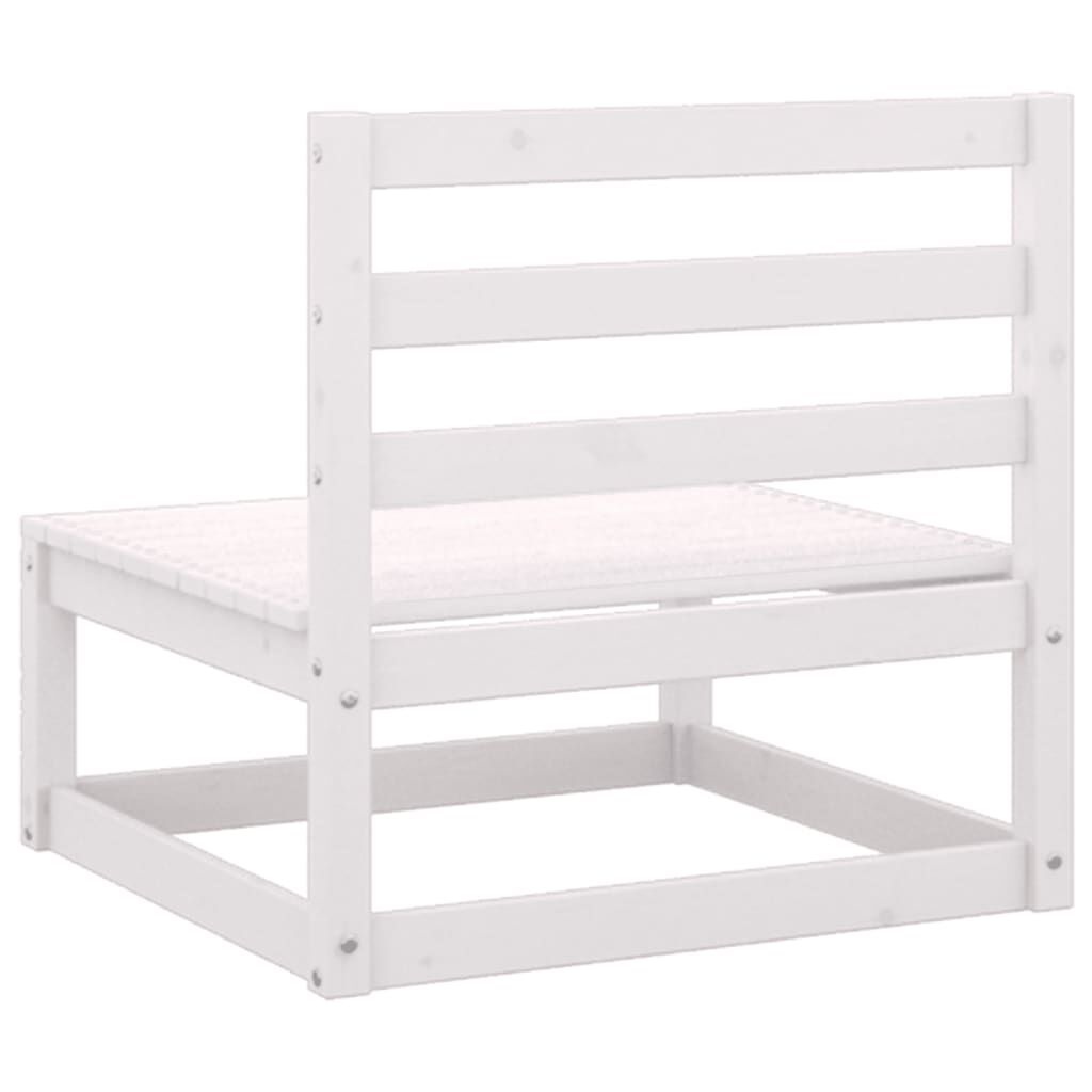 vidaXL Loungeset Grenenhout Wit - 2-delig - 40% Korting!