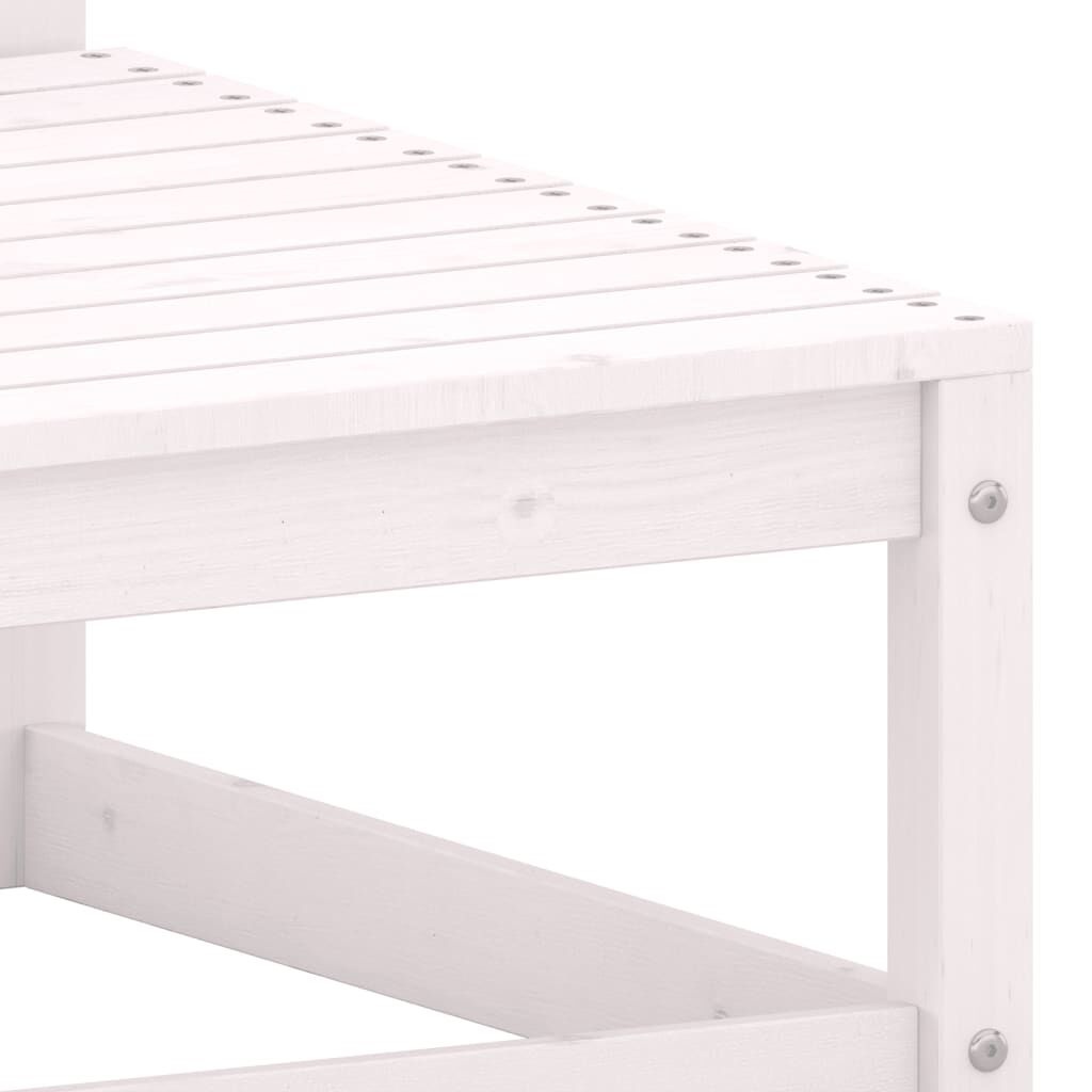 vidaXL Loungeset Grenenhout Wit - 2-delig - 40% Korting!